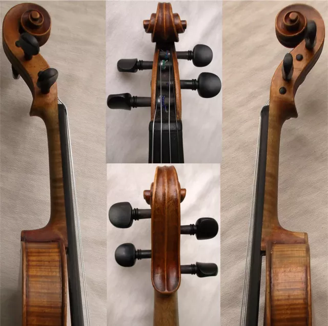 OLD GERMAN 18th C VIOLIN ANDREAS HOYER - video- ANTIQUE MASTER バイオリン скрипка 870 3