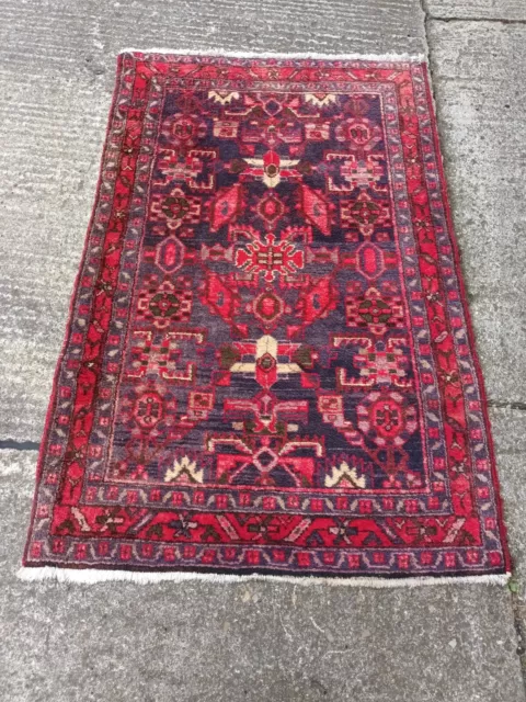 Tappeto Orientale Tappeto Persiano Antico Carpet Ponte Vintage 170 x 107 E2