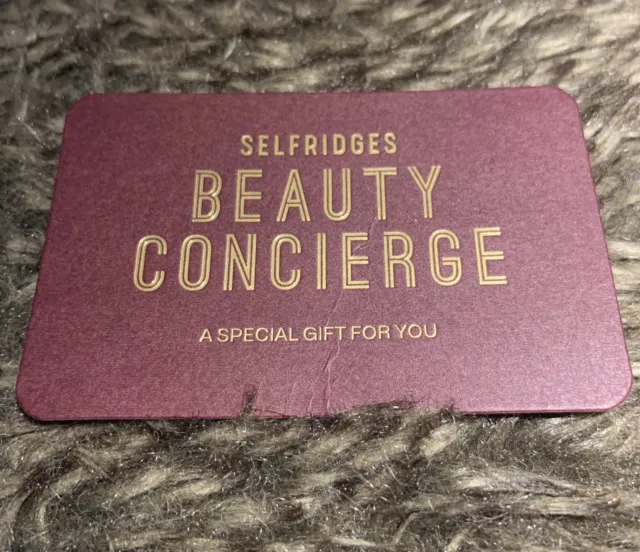 Selfridges Beauty Concierge 45 Minute Appointment Voucher Exp March 2024