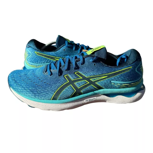 Asics Gel Nimbus 24 Men’s US 11 D Lake Drive / Hazard Green Running Shoes NWOB