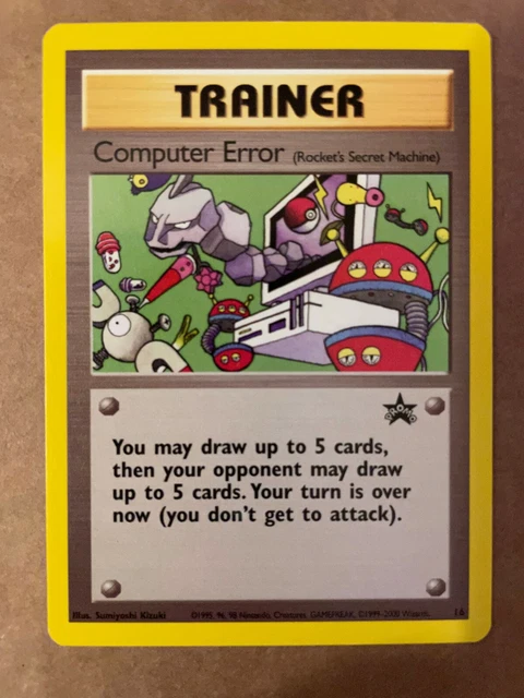 Pokemon Computer Error Black Star Promo 16 NM-Mint See Pictures