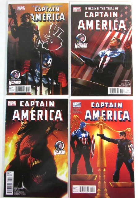 Captain America Lot of 4 #612,613,614,615 Marvel (2011) 5th Series Comics