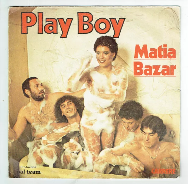 Matia Bazar Vinile 45 Giri Sp 7 " Play Boy - Tu Semplicità - Carrere 49.420 Rare