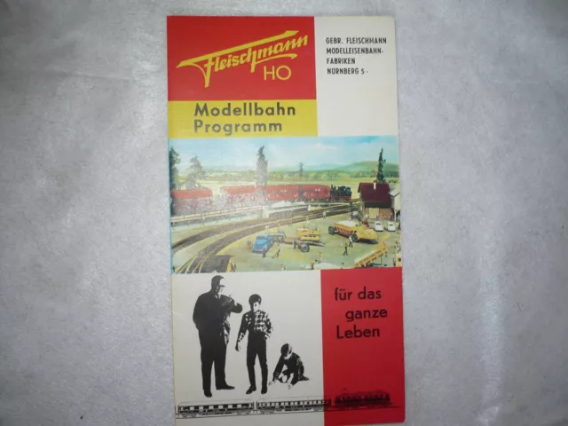 Fleischmann Faltkatalog 1964 sehr gut