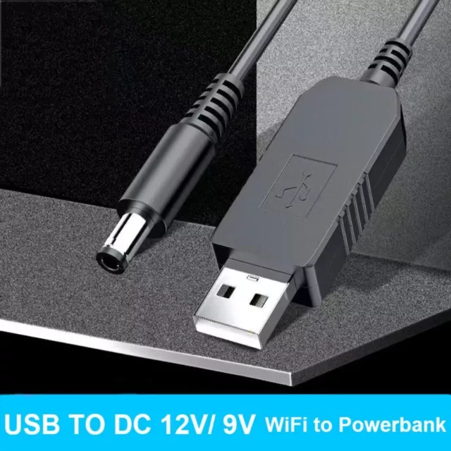 bis 12V / 9V WiFi zur Power bank Aufwärts kabel Boost Line USB-Kabel Konverter