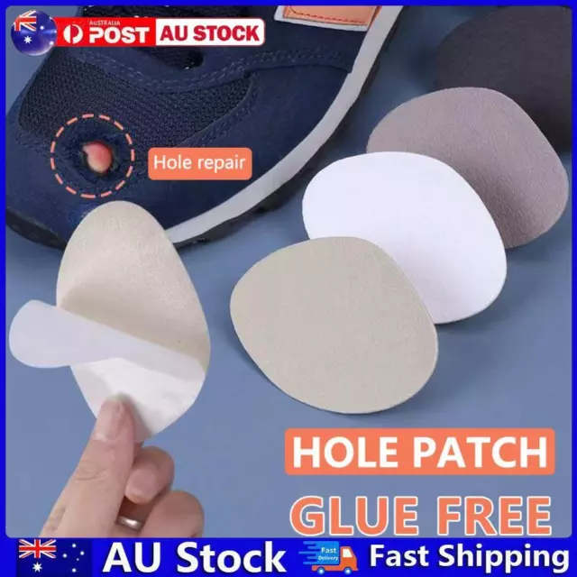 Shoe Patch Anti-Wear Shoe Hole Patch Self-Adhesive Foot Care Tool (Black) AU