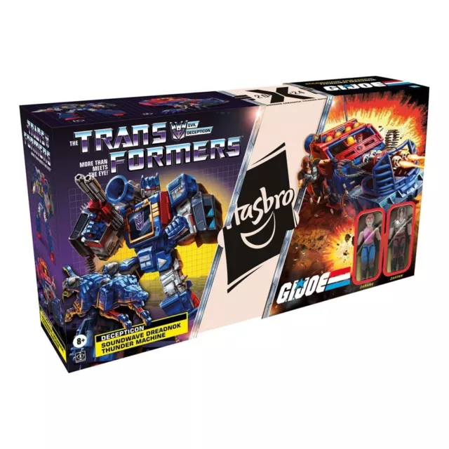 Transformers Collaborative Gi Joe Soundwave Dreadnok & Thunder Machine Zartan