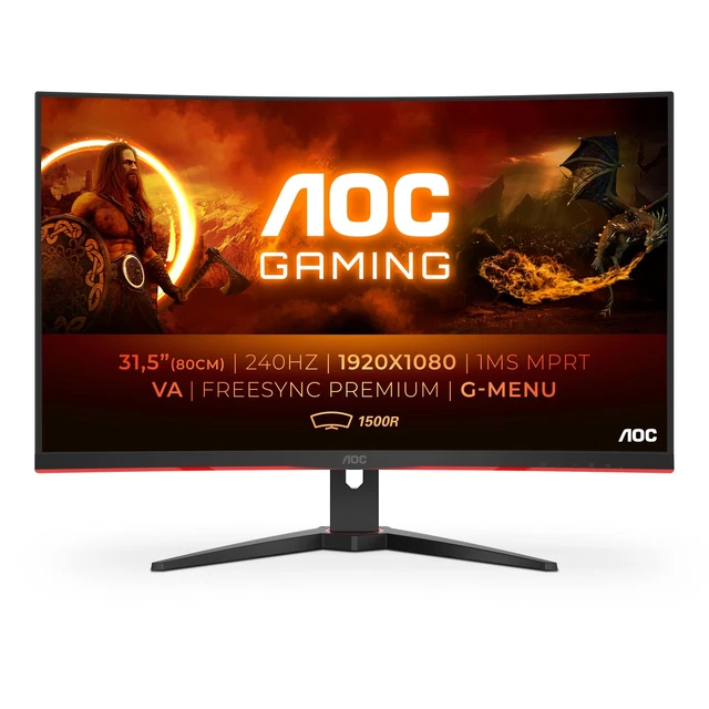 AOC G2 C32G2ZE/BK Computerbildschirm 80 cm (31.5") 1920 x 1080 Pixel Full HD LE