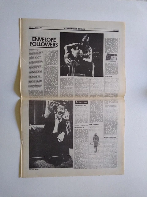 Stephen Stills Wah Wah Watson clipping Holland 1970s