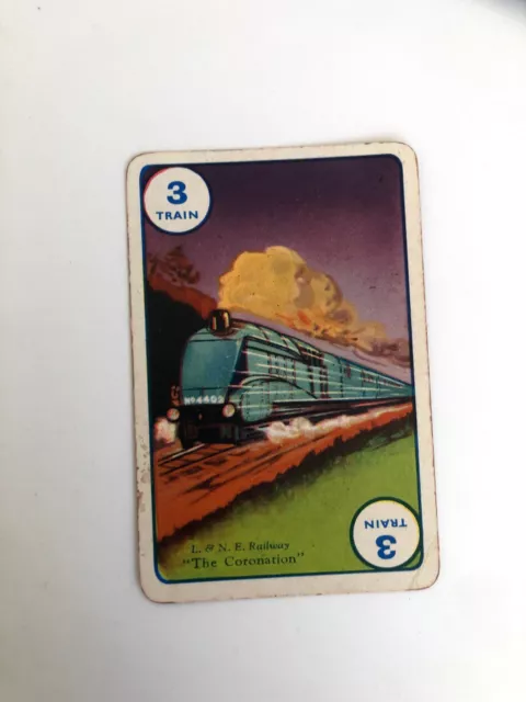 Coronation Train London North Eastern Railway Locomotive PEPYS SPEED Swap Card