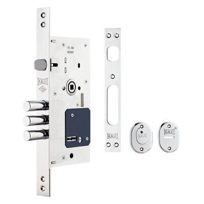 KALE 252 RL Double-Bit Key Mortise Lock Set for Steel Doors