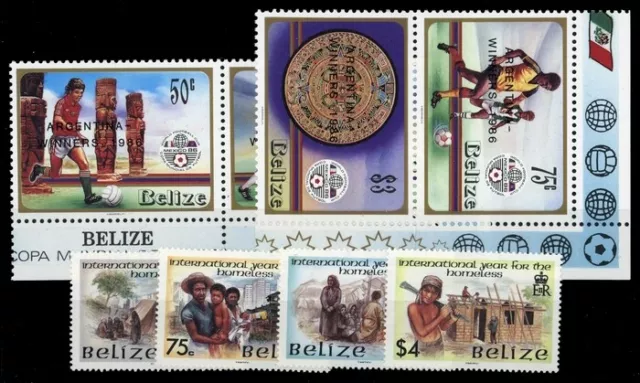 1986, Belize, 909-12 u.a., ** - 1749665