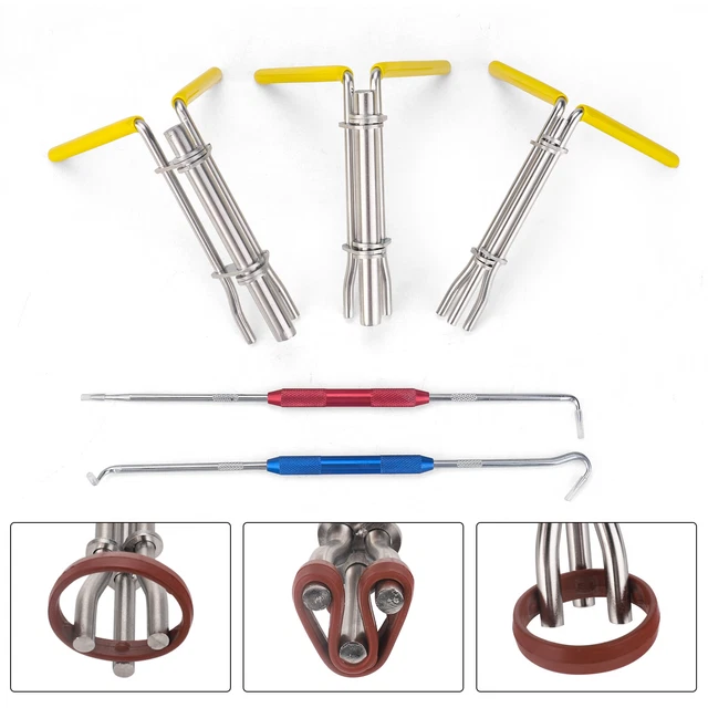 5PCS HYDRAULIC CYLINDER Piston Rod Seal Ucup Installation & Remove