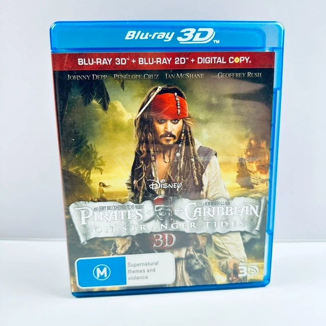 PIRATES OF THE Caribbean On Stranger Tides 3D (Blu-Ray 2011) All ...