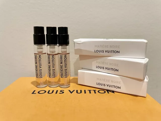 3x ROSE DES VENTS Authentic Louis Vuitton Eau De Parfum Sample Spray  2ml/0.06oz