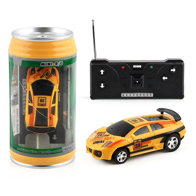 COKE CAN MINI Cans RC Car with Roadblocks RC Racing Car Car Model