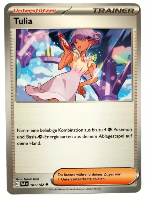 Pokemon Karte: Tulia 181/182 Paradoxrift Deutsch NM