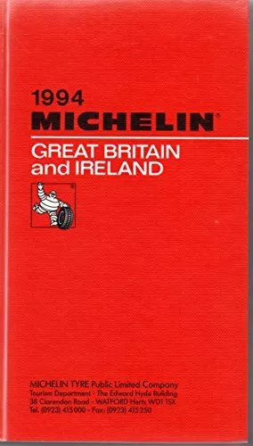 Michelin Red Guide 1994 - Great Britain and Ireland - Michelin Red Hotel & Resta