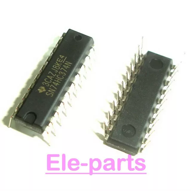 10 STCK. SN74HC374N 74HC374N DIP-20 74HC374 positiver Kantenauslöser 3-Zustand IC Chip