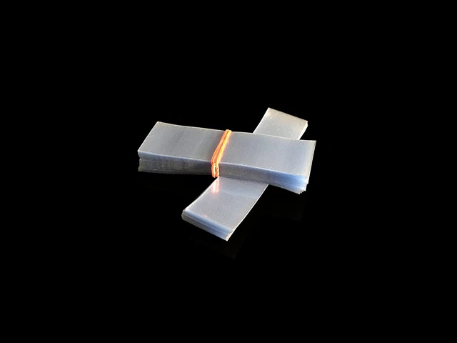 SHRINK WRAP BANDS , Shrinkband Tamper Heat Cellophane Seal 200 Pcs Bands. (1 1/4