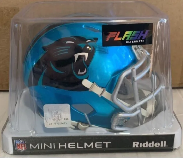 Nfl Carolina Panthers Flash Riddell Mini Speed Helmet
