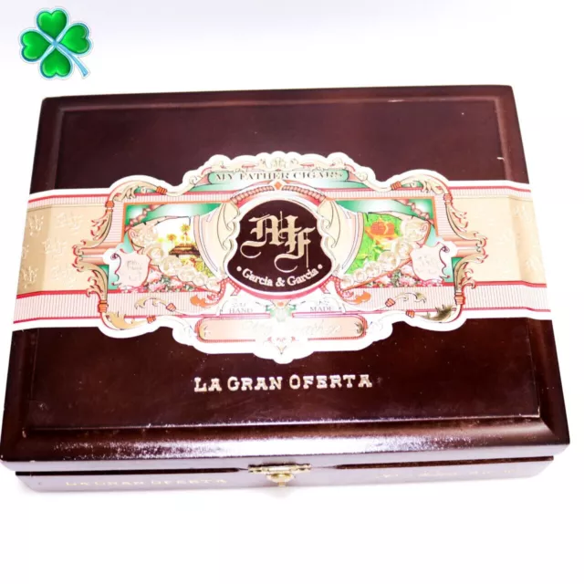 My Father Cigars Toro La Gran Oferta Empty Wood Cigar Box 9" x 7" x 2" ~