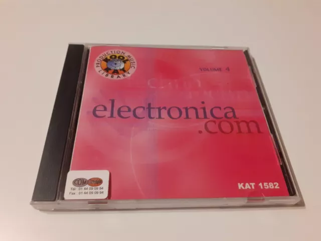 CD ALBUM Tom Merlin ‎– Electronica.com - Vol.4 / LABEL Kool Kat Production Music