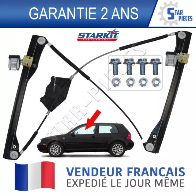 Leve Vitre Avant Gauche Neuf Volkswagen Golf 4 1997-2005 3 Portes