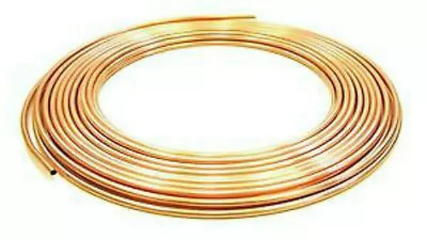 New 6Mm Microbore Copper Plumbing Pipe/Tube X 5M Diy/Gas/Water/Caravan/Boat