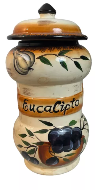 Tuscany Suites & Casino Las Vegas Eucalipto Lidded Canister Bottle Garlic Olives