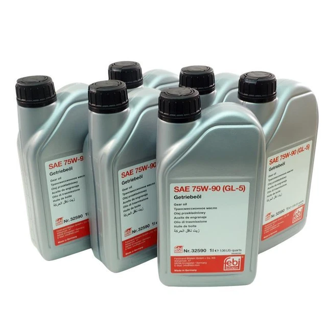6 Olio per Ingranaggi Litro Febi BILSTEIN 32590 75W90 Api GL-5 BMW Opel Ford VW