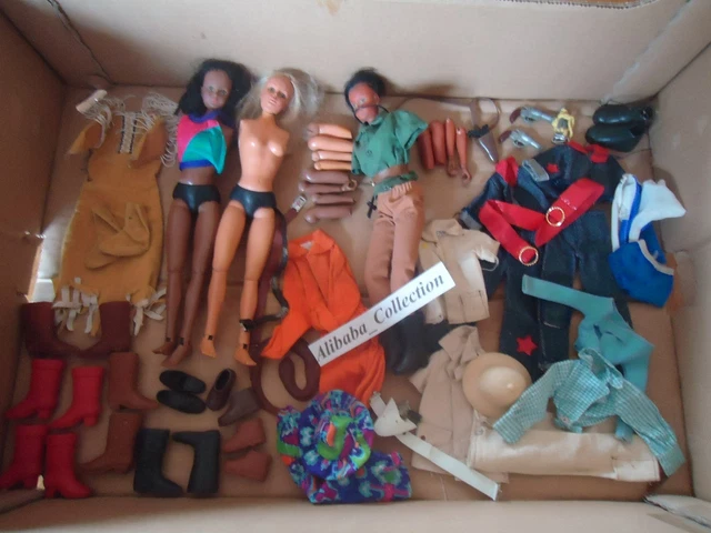 LOT ACTION JOE FILLE JANE DAINA Sandy HASBRO 1976