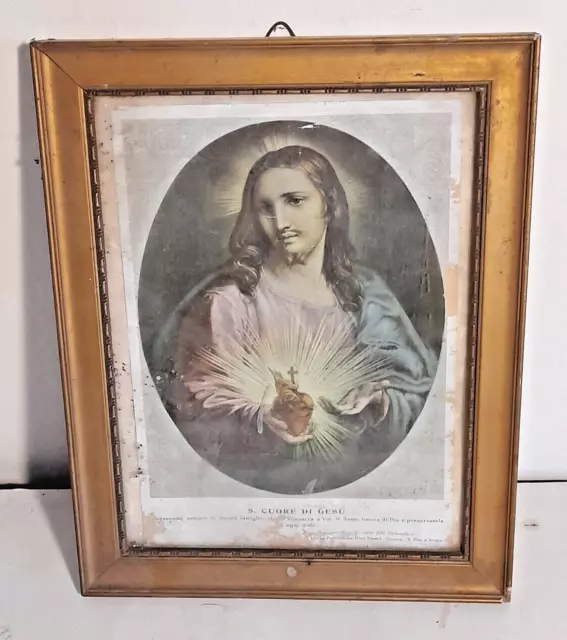 Quadro Con Sacro Cuore Di Gesù