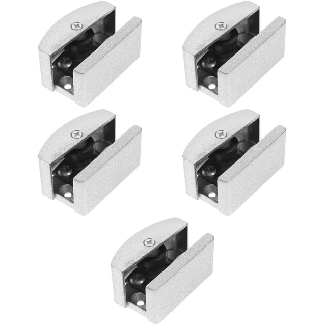 SHOWER DOOR BOTTOM guide 5x Frameless Glass Door Stopper Household