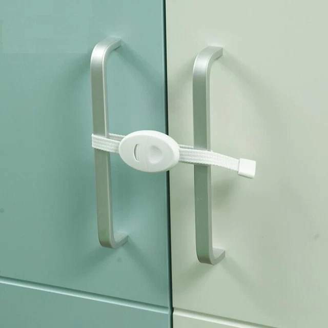 Baby Child Kids Toddler Security Safety Fridge Lock Cabinet Door Drawer Locks AA