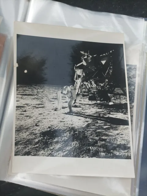 Rara Foto Apollo 11 Spedizione Sulla Luna Edwin Aldrin Astronauti Originale