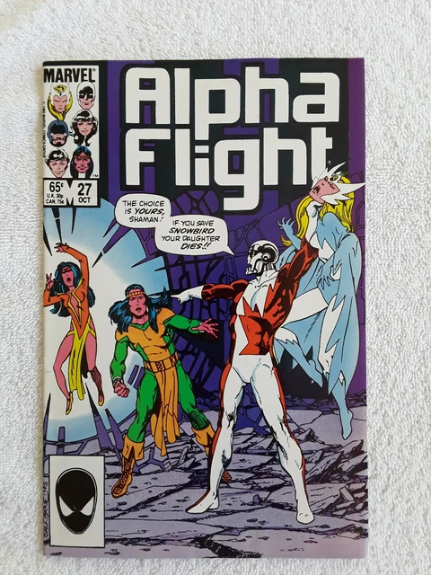 Alpha Flight #27 (Oct 1985, Marvel) VF+ 8.5