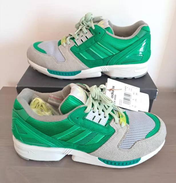 Adidas  Zx 8000  Eur 43 1/3  Uk 9  Us 9.5  Mint Tea Gy4678 Torsion Deadstock