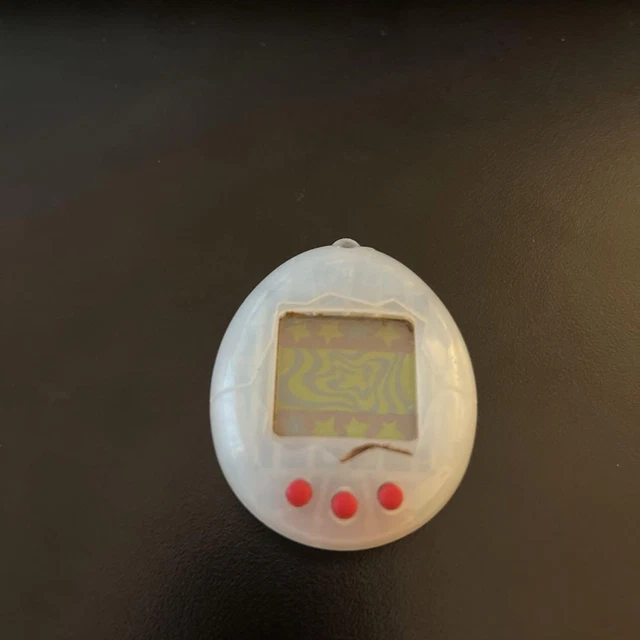 Bandai Tamagotchi first generation White Skeleton