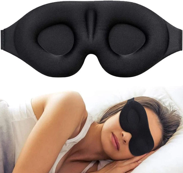 Masque De Nuit, Masque De Sommeil Pour Hommes Femmes, Masque De Voyage Anti-Lumi