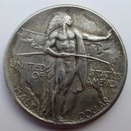 Rare Oregon Trail 1926 American US Half Dollar Restrike Coin. Discover Now!