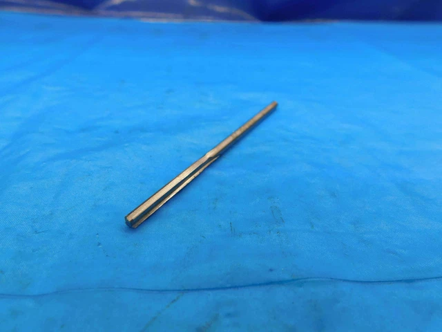 YANKEE 0.118 OD HSS REAMER 4 FL .118 .1180 1/8 .1250 -.0070 UNDERSIZE 3 mm USA