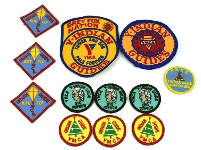 Indian Guides YMCA Tucson Vintage Patch Lot