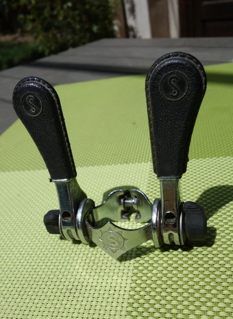 Leviers/manette de vitesse Simplex aluminium vélo vintage France
