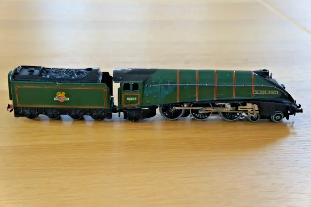 Hornby Dublo 3 rail BR gloss green class A4 loco Silver King No.60016 excellent