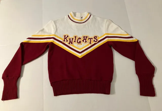 VINTAGE,DEHEN 1920 CALVIN College Knights Cheerleader Sweater $499.00 ...