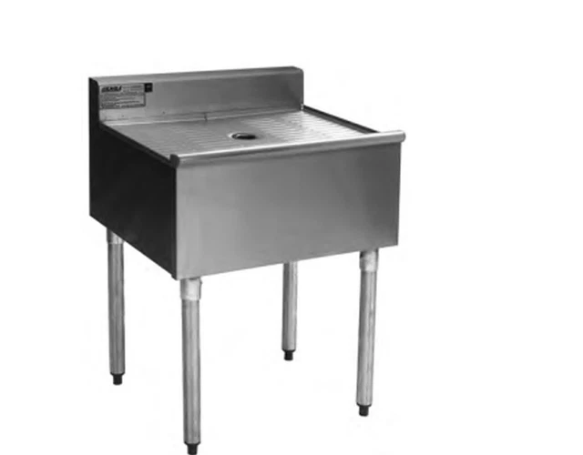 Eagle Group WB2-18 1800 Series 24 x 20 Stainless Underbar Drainboard Unit