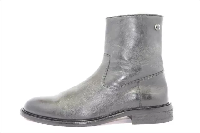 IKKS Bottines Hommes Cuir Gris Taille 42 TBE