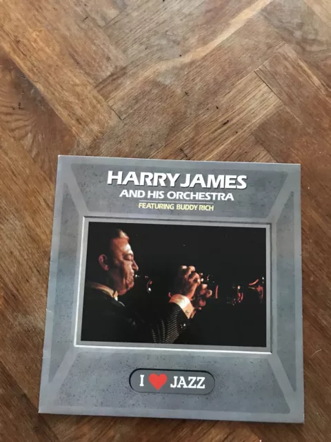 Harry James And His Orchestra Featuring Buddy Rich - I Love Jazz 12" Vinyl LP