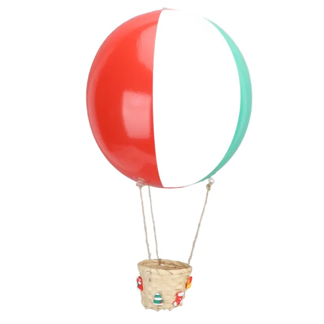 CHRISTMAS HOT AIR Balloon With Rattan Basket Hanging Air Balloon
